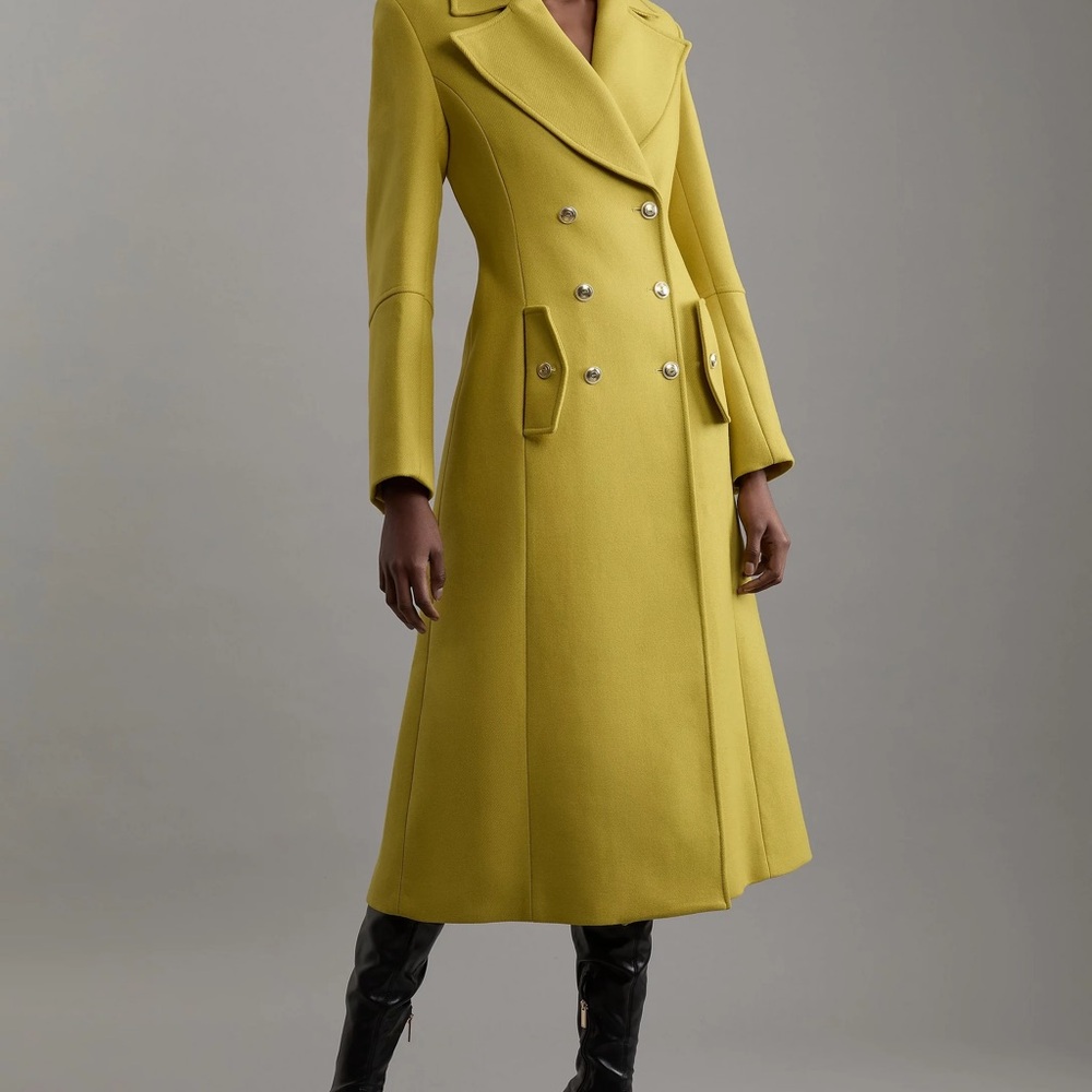 Karen Millen Mustard Coat